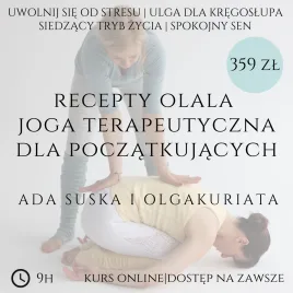 Recepty Olala Joga terapeutyczna – kurs online