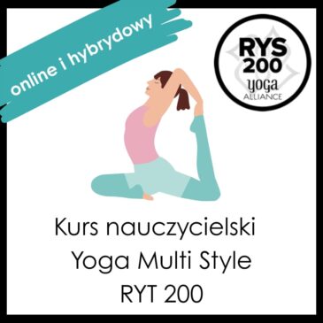 Kurs nauczycielski jogi RYT 200 – 100% online lub hybrydowy